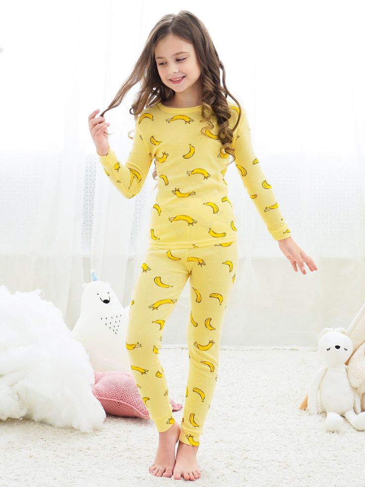 Girls Cartoon Pajamas
